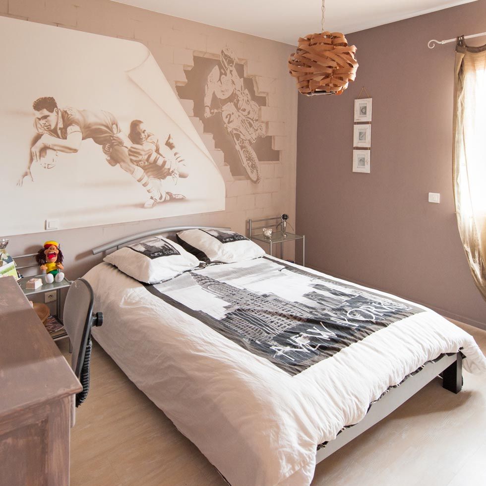 Peinture fresque chambre brive